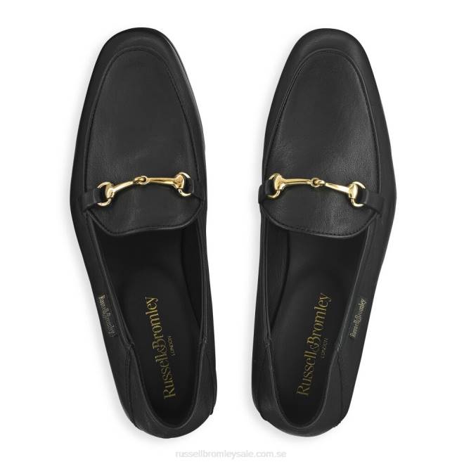 kvinnor svart Russell And Bromley loafer snaffle loafer T4XZ204