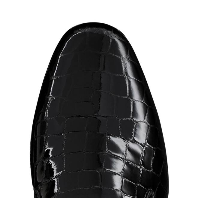 kvinnor svart Russell And Bromley rökande toffelklänning platt T4XZ219