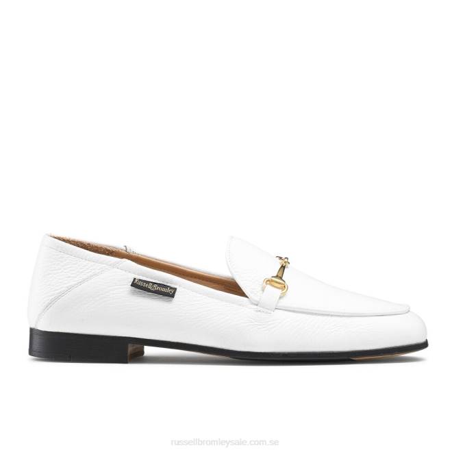 kvinnor vit Russell And Bromley loafer snaffle loafer T4XZ229