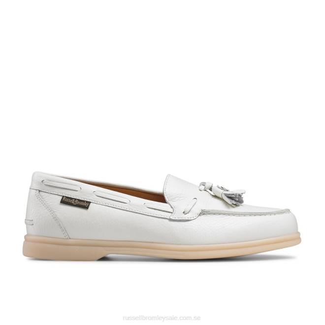 kvinnor vit Russell And Bromley sandbanks tofs fritidssko T4XZ218