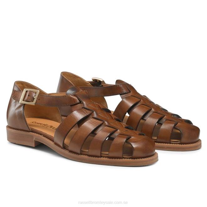 kvinnor brun Russell And Bromley siracuse fisherman sandal T4XZ383