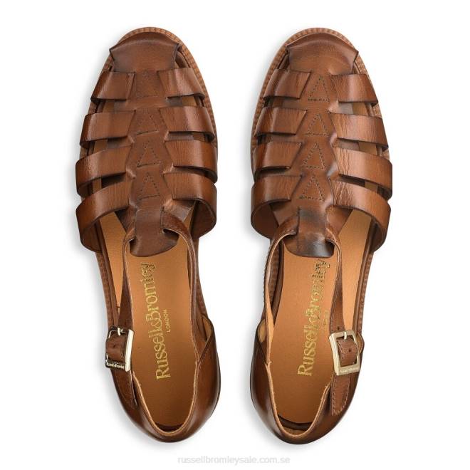 kvinnor brun Russell And Bromley siracuse fisherman sandal T4XZ383