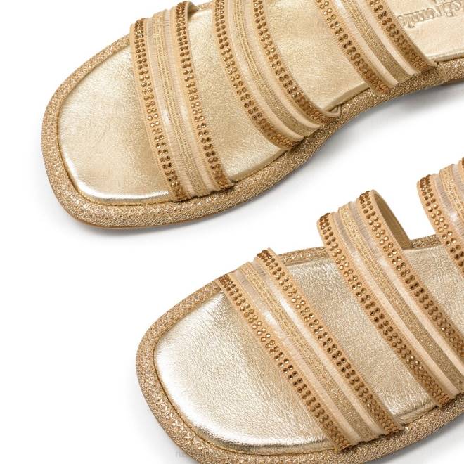 kvinnor metallisk Russell And Bromley kosmiskt utsmyckad mula T4XZ409