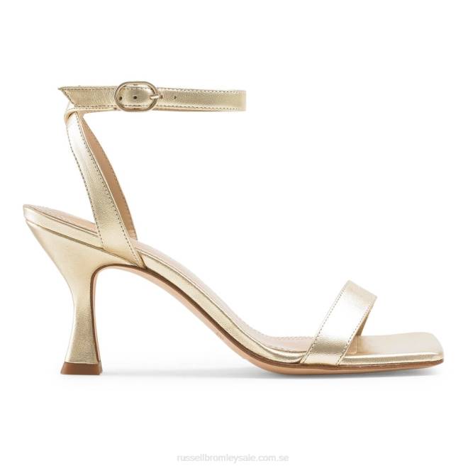 kvinnor metallisk Russell And Bromley negroni tvådelad sandal T4XZ126
