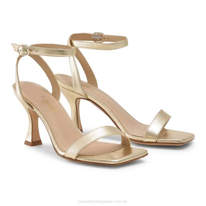kvinnor metallisk Russell And Bromley negroni tvådelad sandal T4XZ126