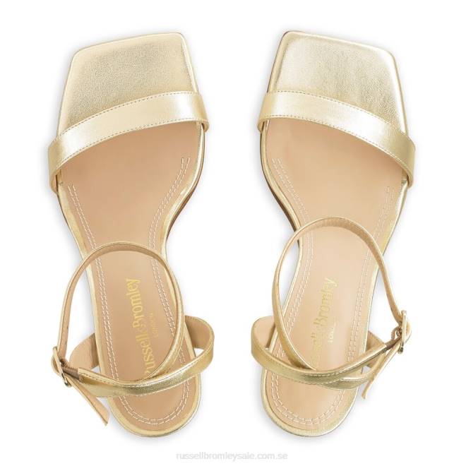 kvinnor metallisk Russell And Bromley negroni tvådelad sandal T4XZ126