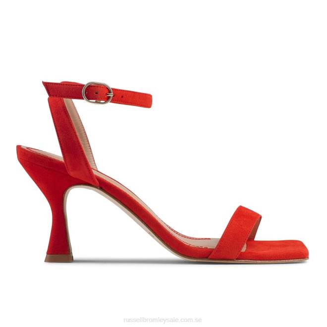 kvinnor röd Russell And Bromley negroni tvådelad sandal T4XZ179