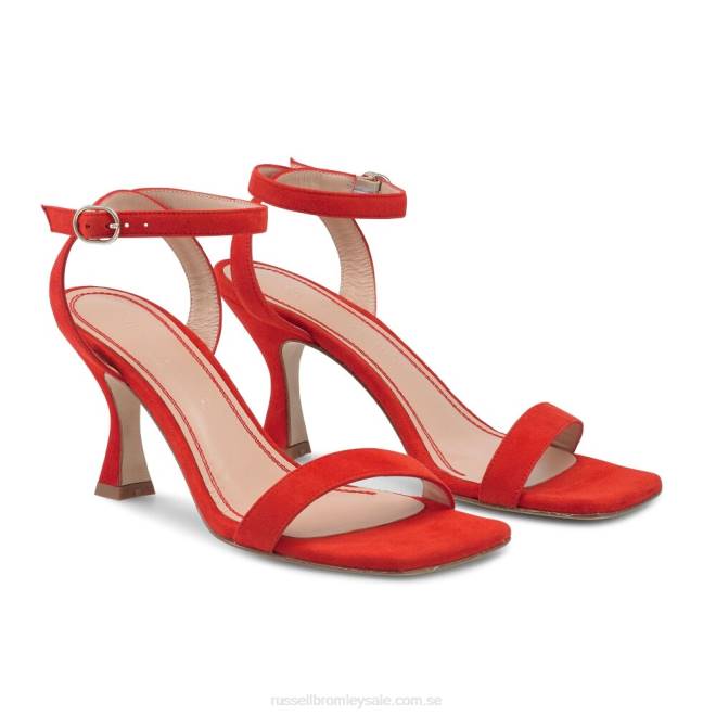 kvinnor röd Russell And Bromley negroni tvådelad sandal T4XZ179
