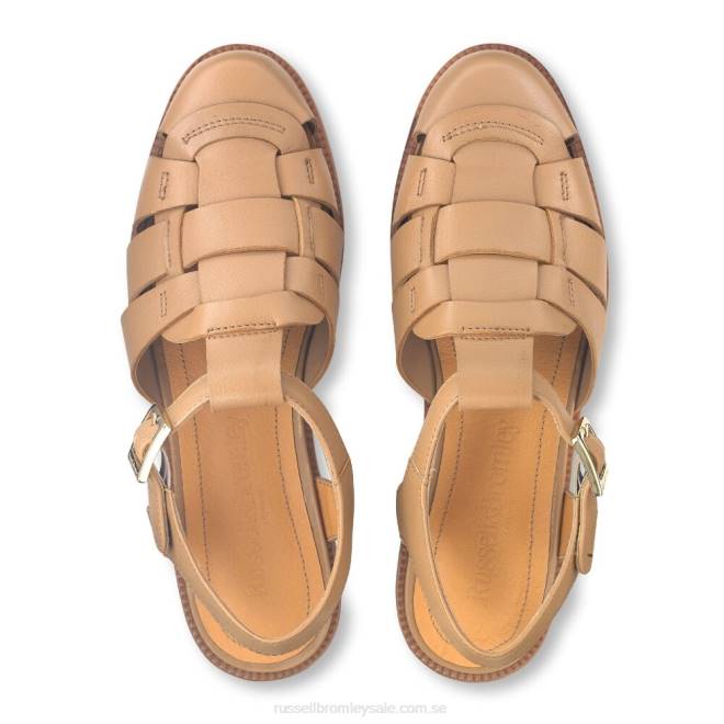 kvinnor solbränna Russell And Bromley lucca öppen rygg fiskare T4XZ247
