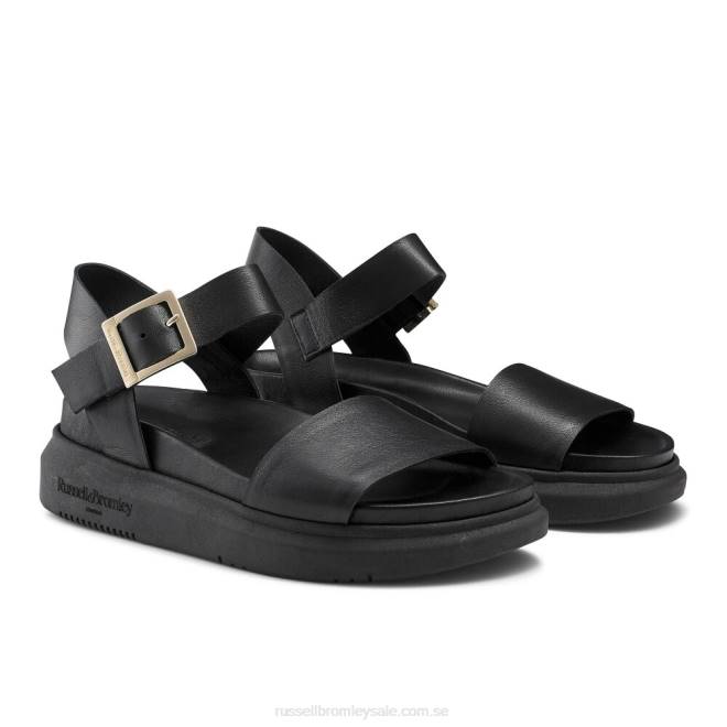 kvinnor svart Russell And Bromley miramar chunky plattformad sandal T4XZ378