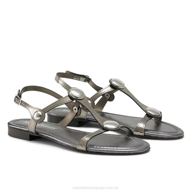 kvinnor tenn Russell And Bromley lauren disc trim sandal T4XZ395