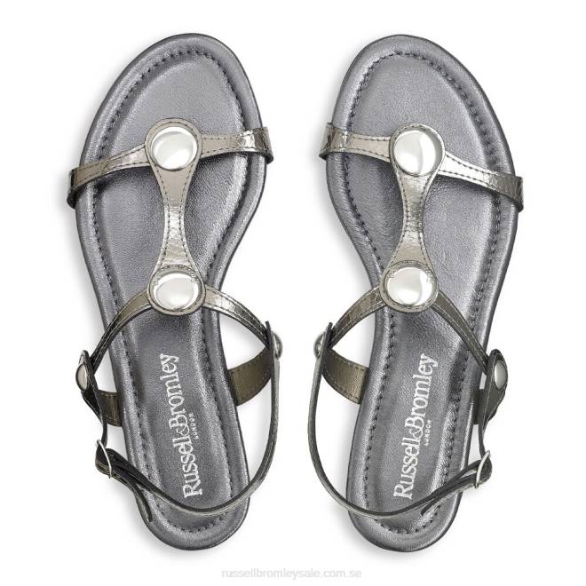 kvinnor tenn Russell And Bromley lauren disc trim sandal T4XZ395
