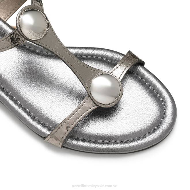 kvinnor tenn Russell And Bromley lauren disc trim sandal T4XZ395