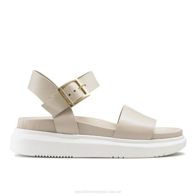 kvinnor vit Russell And Bromley miramar chunky plattformad sandal T4XZ384