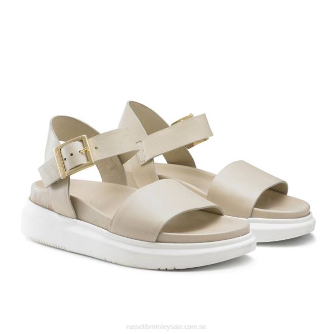 kvinnor vit Russell And Bromley miramar chunky plattformad sandal T4XZ384