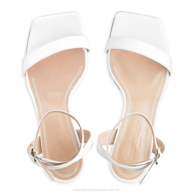 kvinnor vit Russell And Bromley negroni tvådelad sandal T4XZ139