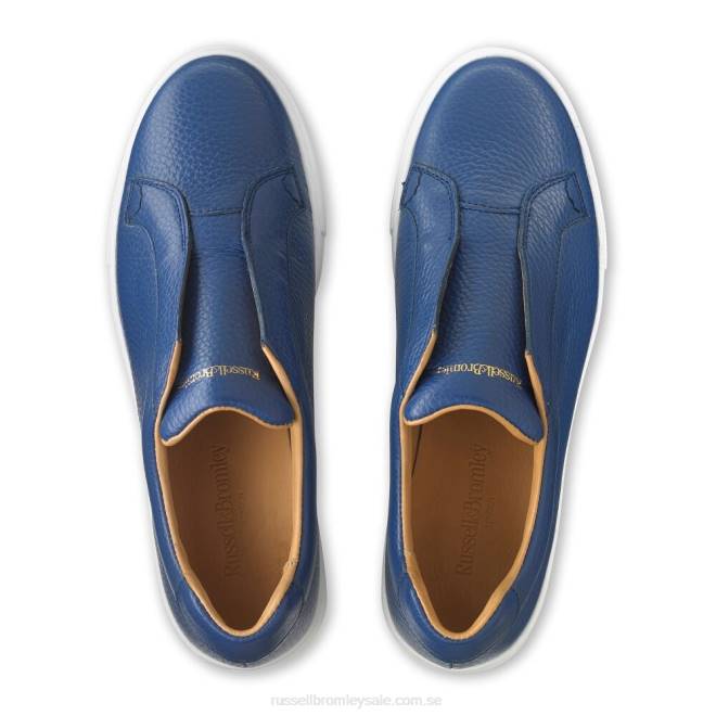kvinnor blå Russell And Bromley parkera snörlösa sneaker T4XZ5