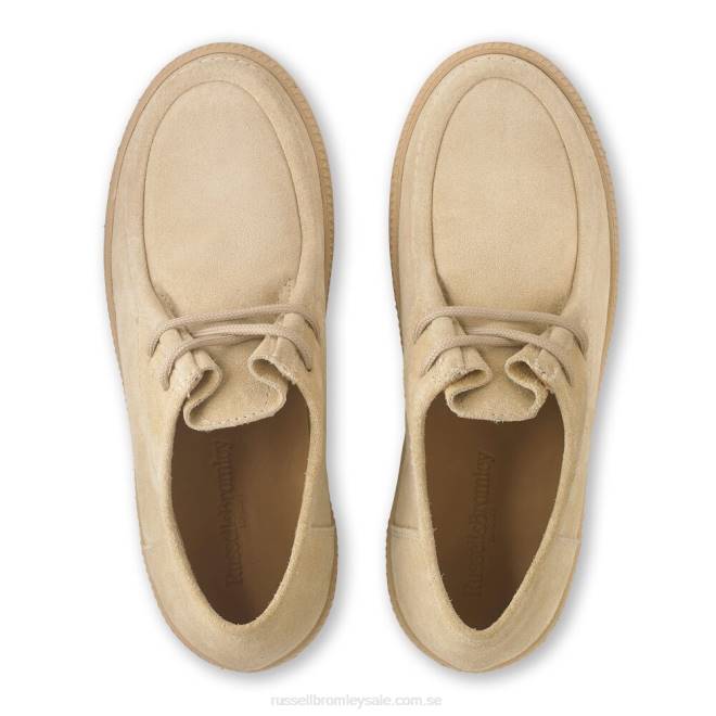 kvinnor brun Russell And Bromley kaktussneaker i mockasin med snörning T4XZ82