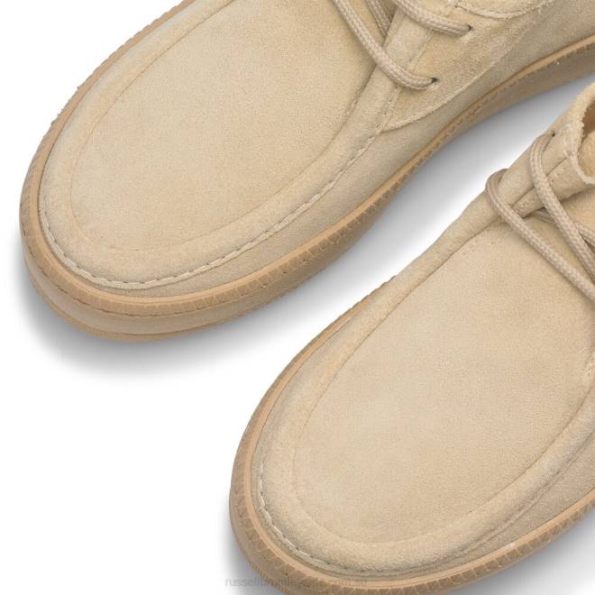 kvinnor brun Russell And Bromley kaktussneaker i mockasin med snörning T4XZ82