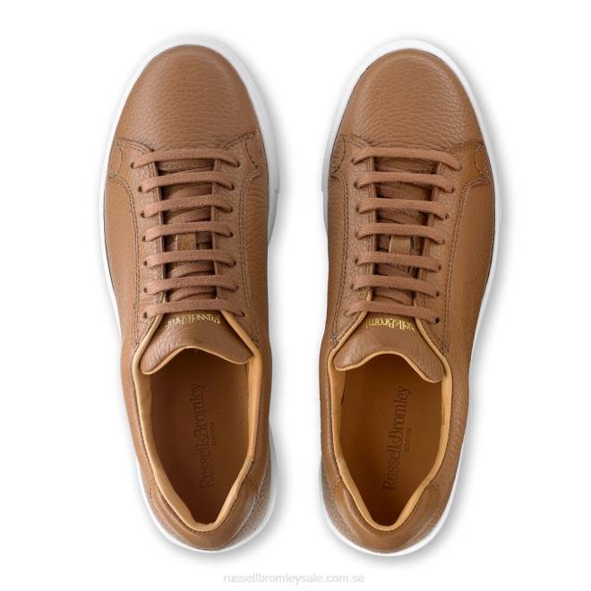 kvinnor brun Russell And Bromley parkliv snör åt platt form T4XZ61