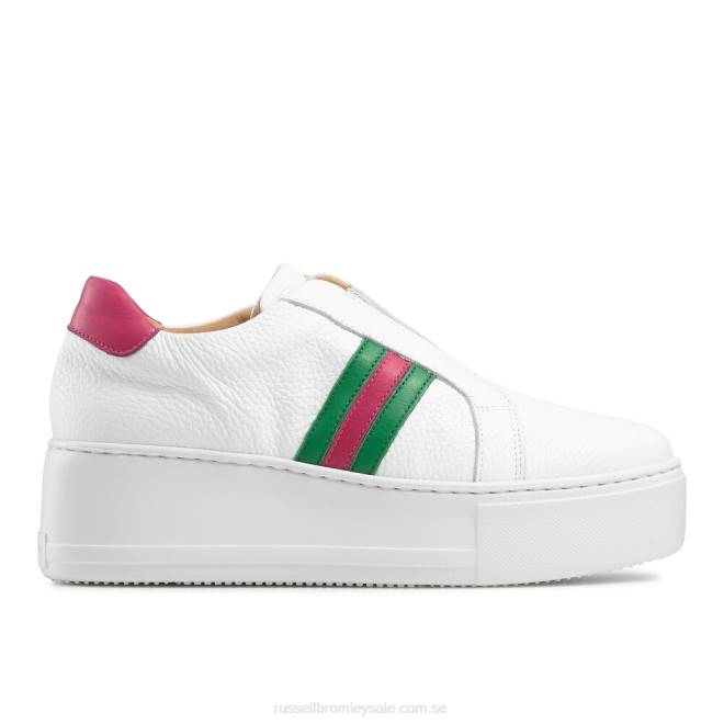 kvinnor mång Russell And Bromley stripe stripe flatform sneaker T4XZ35
