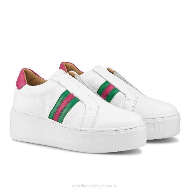 kvinnor mång Russell And Bromley stripe stripe flatform sneaker T4XZ35