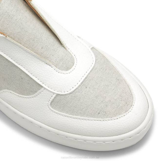 kvinnor neutral Russell And Bromley fifth ave eco snörlösa sneaker T4XZ42