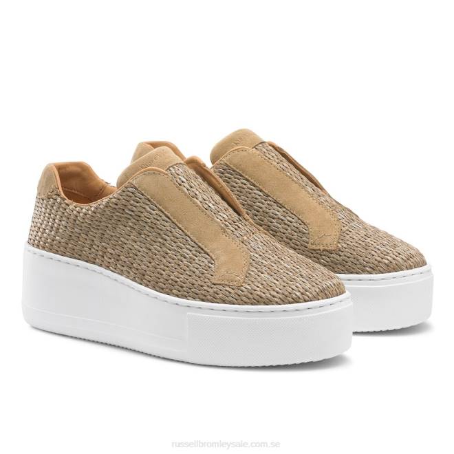 kvinnor neutral Russell And Bromley park up flatform snörningslösa sneaker T4XZ3