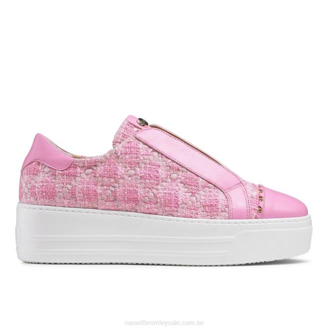 kvinnor rosa Russell And Bromley seawalk snörlösa sneaker T4XZ26