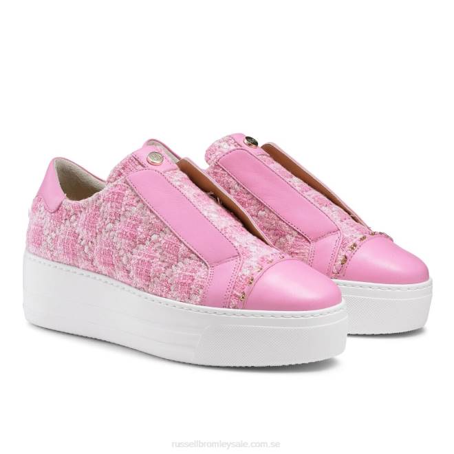 kvinnor rosa Russell And Bromley seawalk snörlösa sneaker T4XZ26