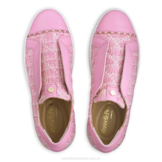 kvinnor rosa Russell And Bromley seawalk snörlösa sneaker T4XZ26