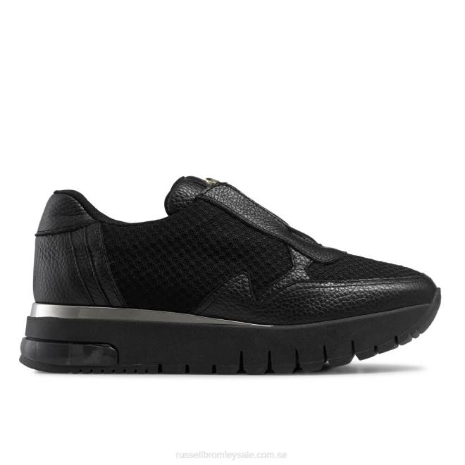 kvinnor svart Russell And Bromley island run mesh löpare T4XZ50