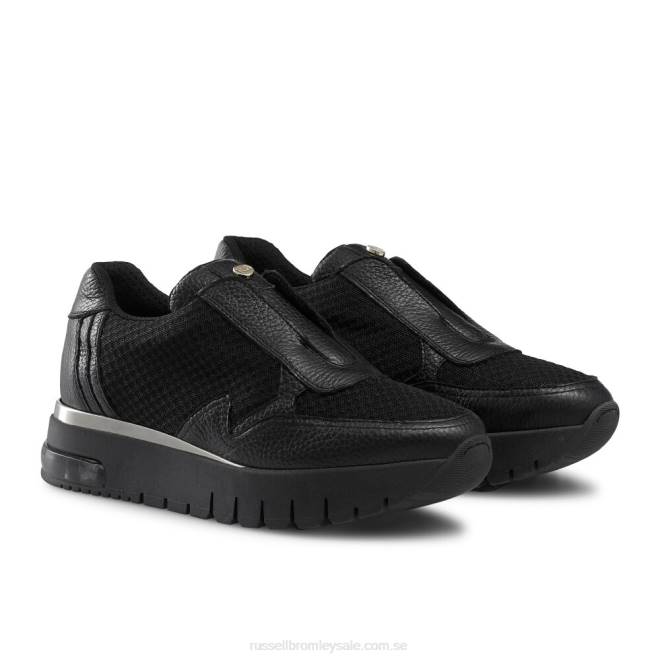 kvinnor svart Russell And Bromley island run mesh löpare T4XZ50