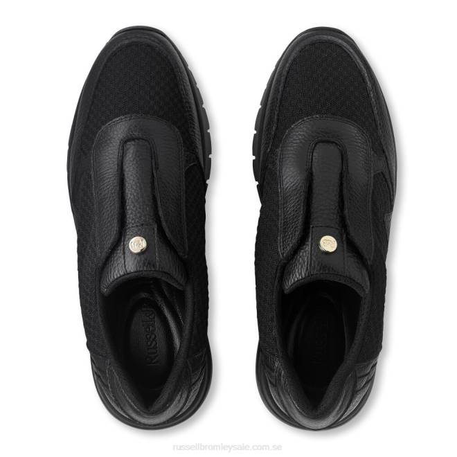 kvinnor svart Russell And Bromley island run mesh löpare T4XZ50
