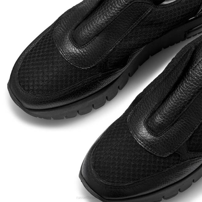 kvinnor svart Russell And Bromley island run mesh löpare T4XZ50