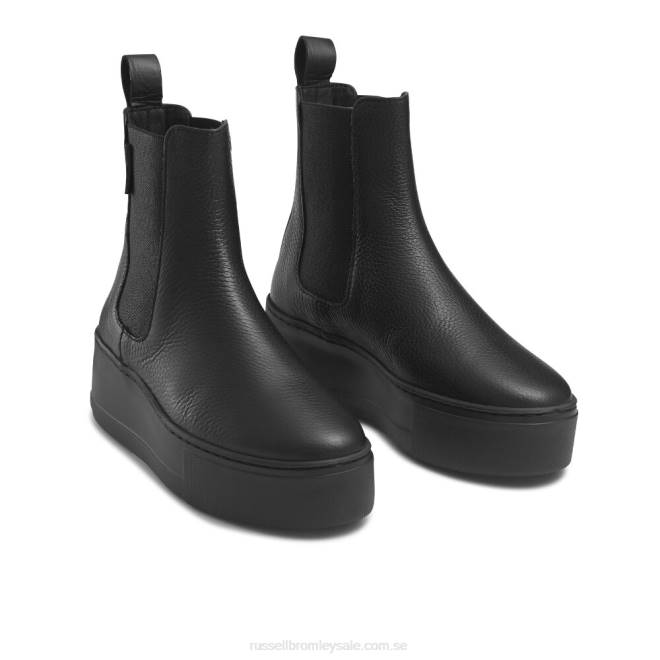 kvinnor svart Russell And Bromley park way sneaker chelsea boot T4XZ87