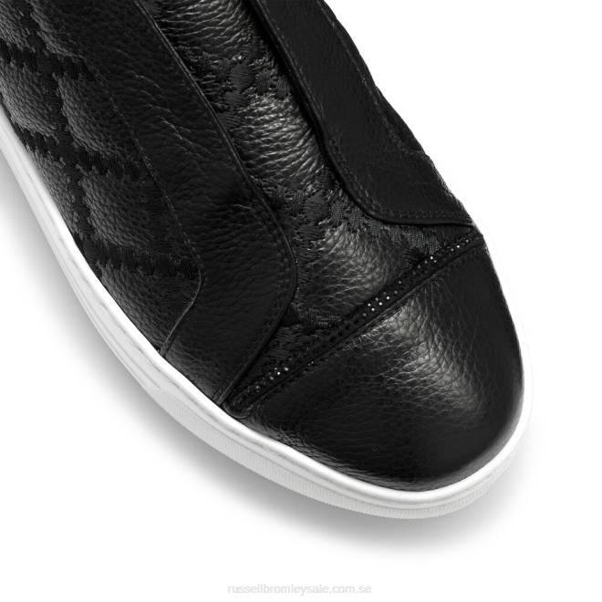 kvinnor svart Russell And Bromley seawalk snörlösa sneaker T4XZ79