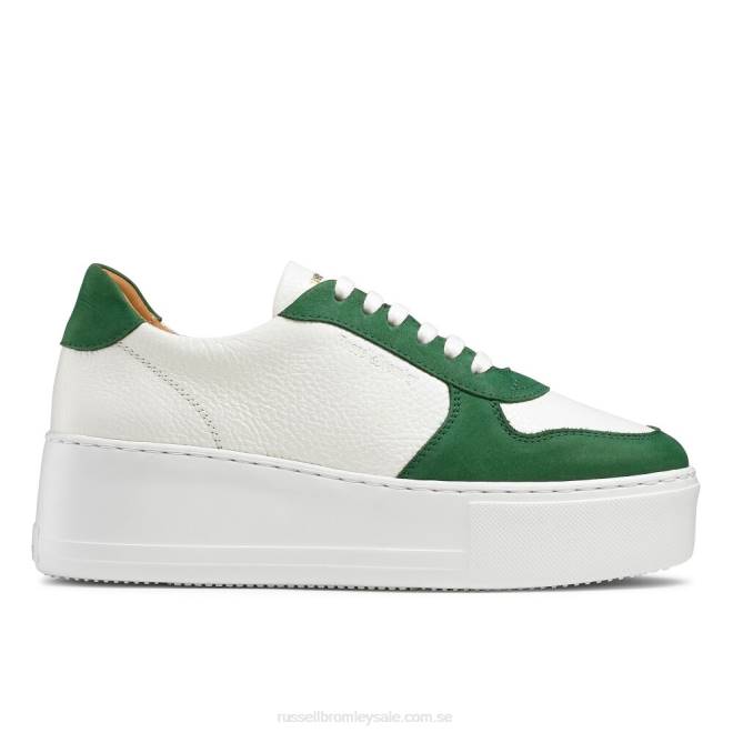 kvinnor två tonig Russell And Bromley parksneaker med spetsar T4XZ56