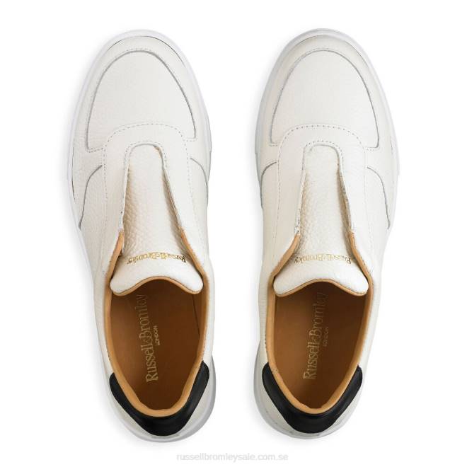 kvinnor vit Russell And Bromley park ave spetslösa plattformade sneaker T4XZ33