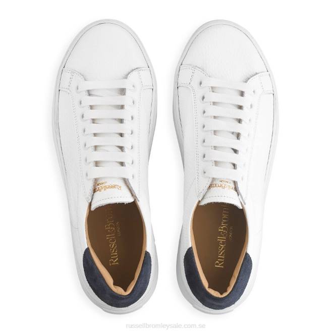 kvinnor vit Russell And Bromley saturn flatform sneaker T4XZ72