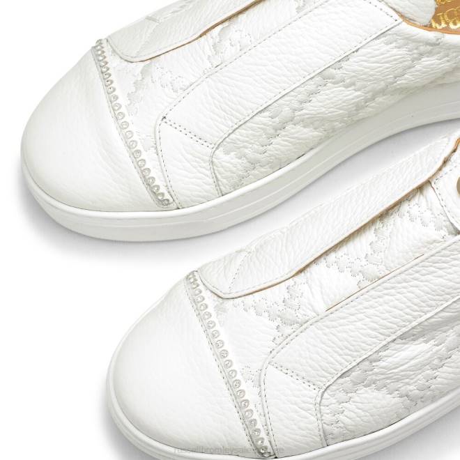 kvinnor vit Russell And Bromley seawalk snörlösa sneaker T4XZ14