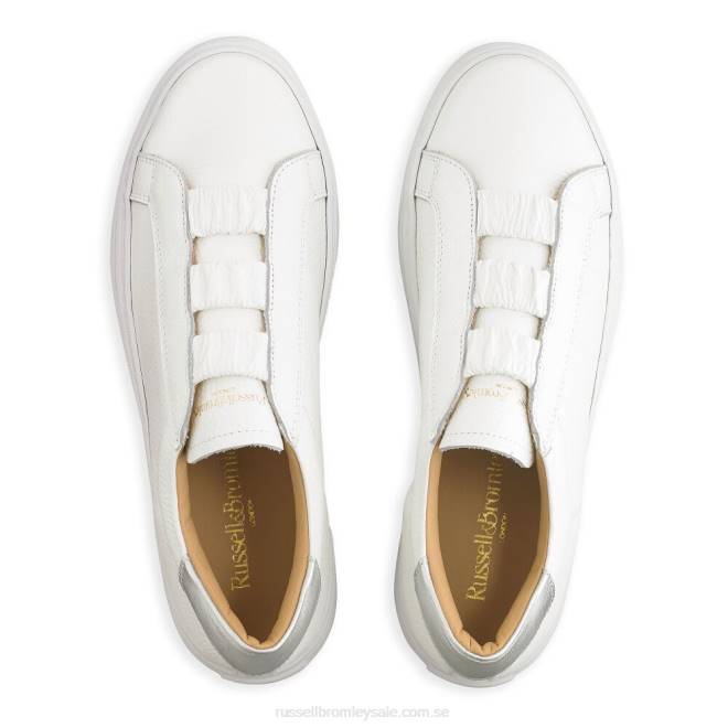 kvinnor vit Russell And Bromley sirius flatform sneaker T4XZ46