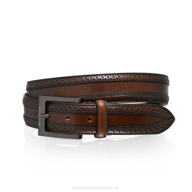 mänRussell And Bromley ek antik brogue bälte T4XZ653