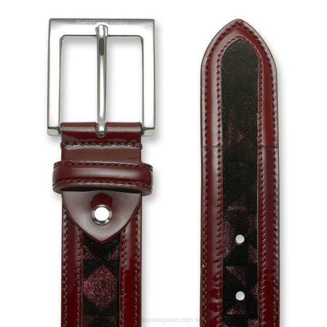 män röd Russell And Bromley dolce bälte T4XZ662