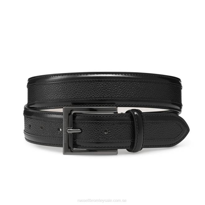 män svart Russell And Bromley dolce bälte T4XZ648