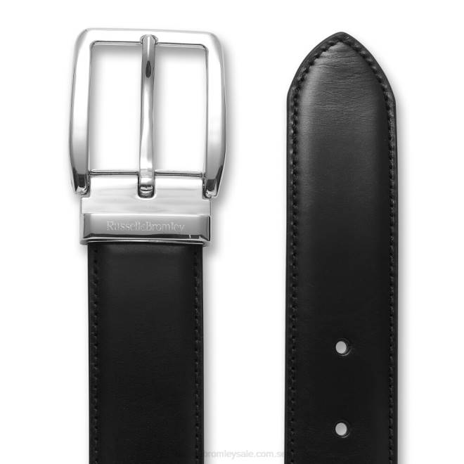 män svart Russell And Bromley tango bälte T4XZ638