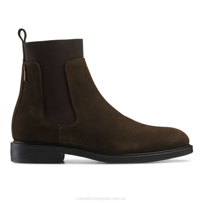 män brun Russell And Bromley bataljon chelsea boot T4XZ621