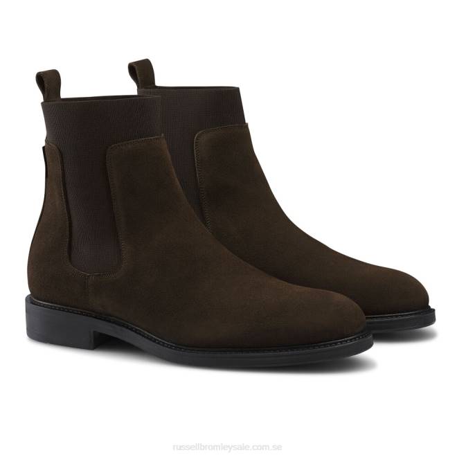 män brun Russell And Bromley bataljon chelsea boot T4XZ621