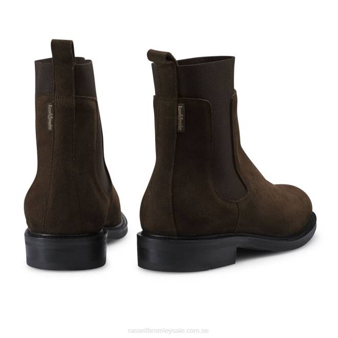 män brun Russell And Bromley bataljon chelsea boot T4XZ621