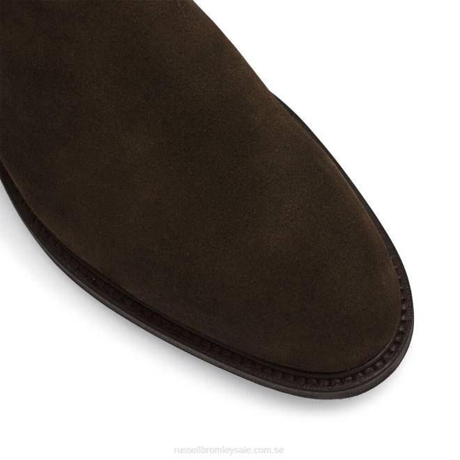 män brun Russell And Bromley bataljon chelsea boot T4XZ621